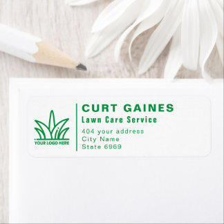 Din Logotyp | GRÄSMATTA Returadress Etikett