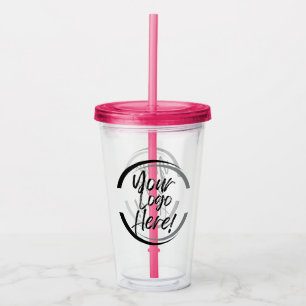 Din Logotyp här Akryltumlare Take Away Mugg