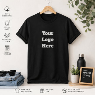 Din logotyp här Anpassad företags-T-shirt T Shirt