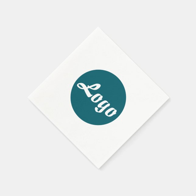 DIN LOGOTYP HÄR ANPASSAT NAMN OCH TEXT  PAPPERSSERVETT (Hörn)