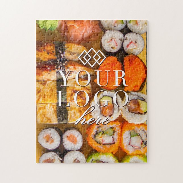 Din Logotyp här | Anpassningsbar Sushi Jigszawa Pu Pussel (Vertikal)