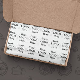 Din Logotyp här Enkel Modern Mönster Presentpapper