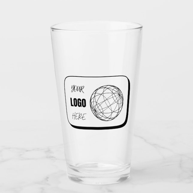 Din logotyp här glaskopp (Framsida)