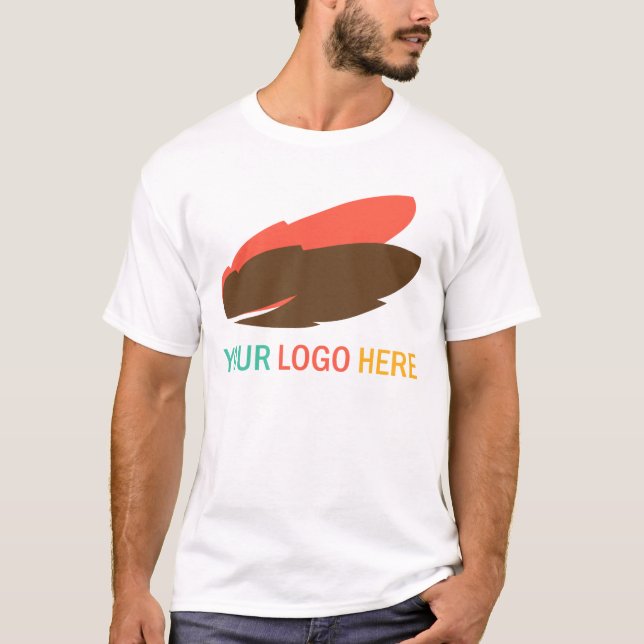 Din logotyp här, marknadsföring som marknadsför fö tröja (Framsida)