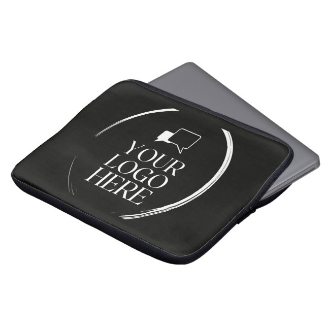 Din logotyp här modern laptop fodral (Framsida topp)