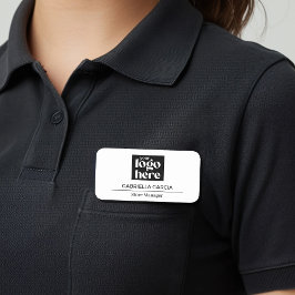 Din Logotyp här Modern Namn bricka Namnbricka