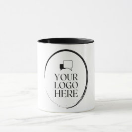 Din logotyp här mugg