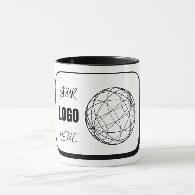 Din logotyp här-mugg mugg (Center)