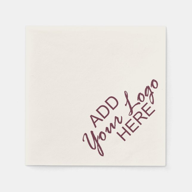 Din logotyp här servetter (Framsidan)