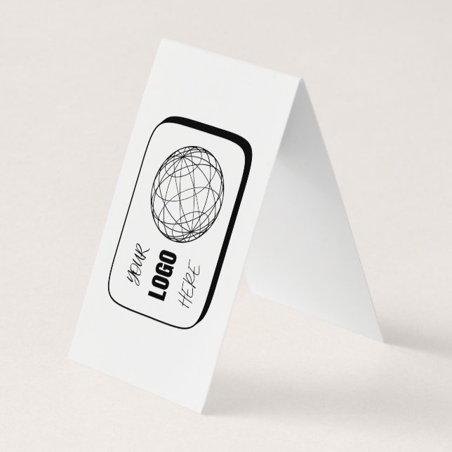 Din logotyp här visitkort (Baksida)