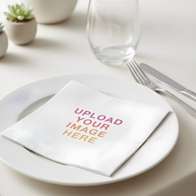 Din Logotyp Image Business Pappersservett (Skapare uppladdad)