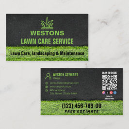 Din Logotyp | Lawncare Social Media Visitkort