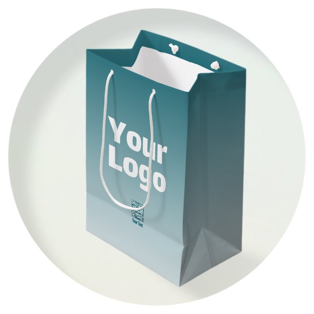 Din logotyp med redigerbar QR-kod och gradient Omb (Skapare uppladdad)
