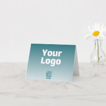 Din Logotyp med redigerbar QR-kod och övertoningsn