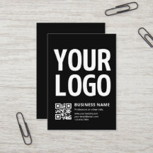 Din logotyp med redigerbar QR-kod & text