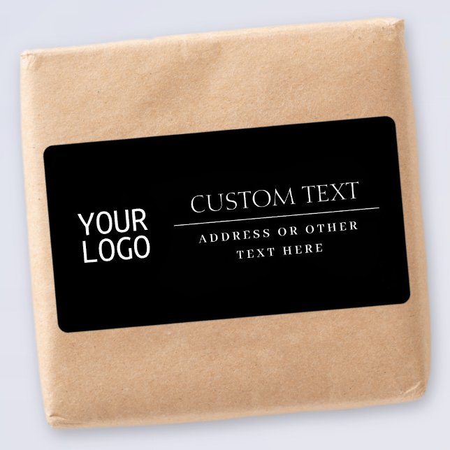 Din Logotyp | Modern Classic Black & White Fraktsedel (Skapare uppladdad)