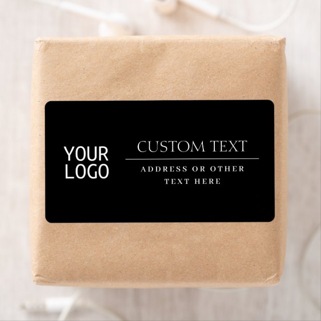 Din Logotyp | Modern Classic Black & White Fraktsedel (Insitu)