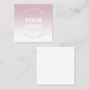 Din Logotyp   Modern Dusty Rosa & White Ombre
