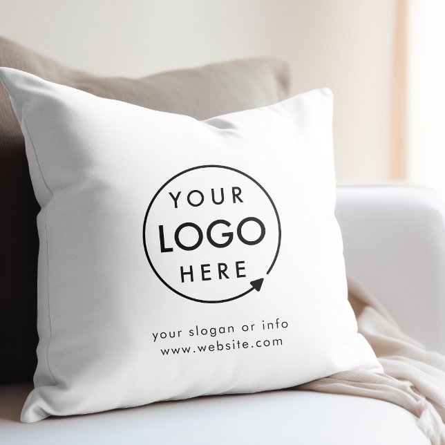 Din Logotyp | Modern minimalistisk affärsverksamhe Kudde (Skapare uppladdad)