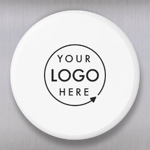 Din Logotyp   Modern minimalistisk affärsverksamhe Magnet