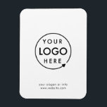 Din Logotyp | Modern minimalistisk affärsverksamhe Magnet<br><div class="desc">En enkel affärsmall för anpassningsbar i ett modernt minimalistiskt stil som enkelt kan uppdateras med företagets logotyp och företagsslagord eller företagsinformation. Om du behöver hjälp med att anpassa den här produkten kontaktar du mig med hjälp av meddelandeknappen nedan så hjälper jag lycklig.</div>