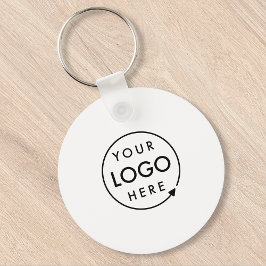 Din Logotyp | Modern minimalistisk affärsverksamhe Nyckelring