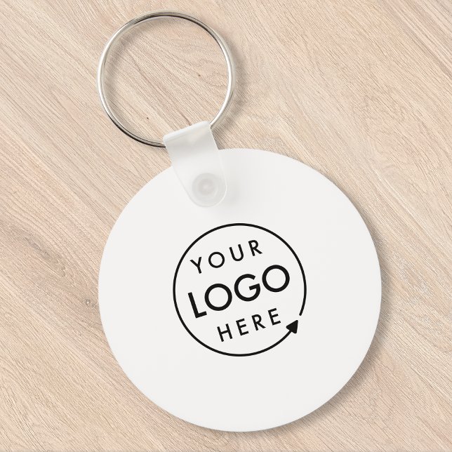 Din Logotyp | Modern minimalistisk affärsverksamhe Nyckelring (Skapare uppladdad)