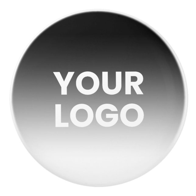 Din logotyp & modern redigerbar färggradient knopp (Framsidan)
