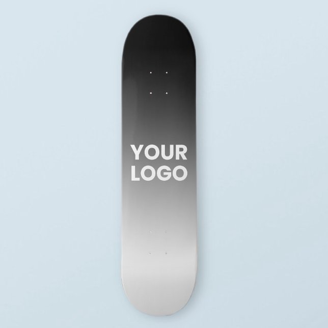 Din logotyp & Modern redigerbar färggradient Mini Skateboard Bräda 18,5 Cm (Skapare uppladdad)