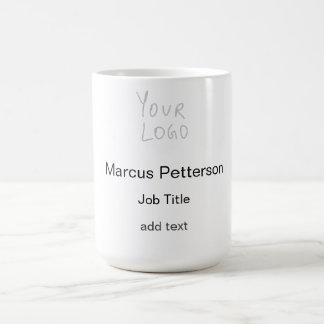 din logotyp moderna namn jobbtitel minimal affär s kaffemugg