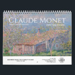 Din Logotyp Monet Art Business Gift Promotional 20 Kalender<br><div class="desc">Affärskalender för säljfrämjande logotyper för anpassningsbar 2023 med vackra konstmålningar av Claude Monet, Fransk-målare (1840-1926) och med all din anpassningsbar kontaktinformation, inklusive din logotyp. Perfekt som en julklapp för helgdagar till alla som kärlek och värdesätter konst kan du lägga till ditt helgdag på förstasidan. Alla månader under arbetets gång omfattar...</div>