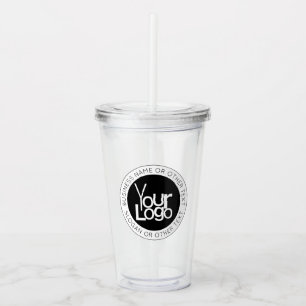Din Logotyp och moderna, redigerbara text Take Away Mugg