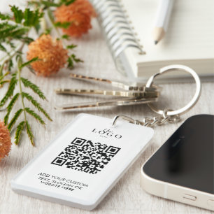 Din Logotyp och QR-kod Business Promotional Markna