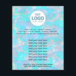 din logotyp om bakgrundsbilden av opalsten struktu flygblad<br><div class="desc">skönhetssalon professionell konstnärer</div>