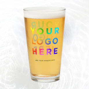 Din Logotyp Personlig Beer-glasögon 16oz valfritt  Glaskopp