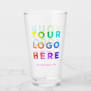 Din Logotyp Personlig Beer-glasögon 16oz valfritt Glaskopp
