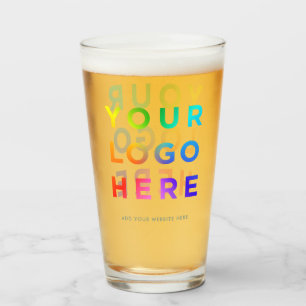 Din Logotyp Personlig Beer-glasögon 16oz valfritt Glaskopp