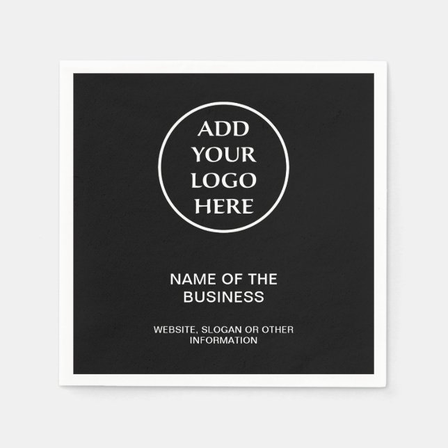 Din Logotyp Professionell Business Company Pappersservett (Framsidan)