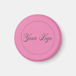 Din Logotyp Rosa Magnet