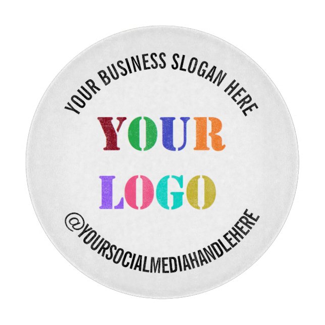 Din Logotyp Social Media Namn Clearboard (Framsidan)