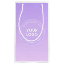 Din logotyp | Subtil Lavendel Ombre Gradient