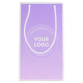 Din logotyp | Subtil Lavendel Ombre Gradient