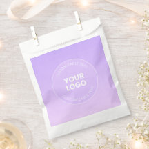 Din logotyp | Subtil Lavendel Ombre Gradient