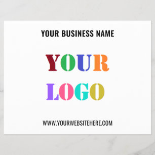 Din Logotyp Text Business Promoing Flyer
