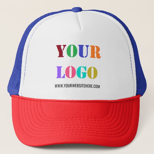 Din Logotyp Text Promotive Business Hat-mall Keps (Framsida)