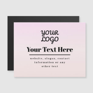 Din logotyp & text Rosa & Peach Ombre