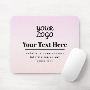 Din logotyp & text Rosa & Peach Ombre Musmatta