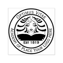 Din Logotyp. Underbar för Boutiques & Small Busine Självfärgande Stämpel