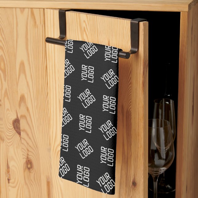 Din Logotyp | Unik alternativ Logotyp eller design Kökshandduk (Thirds Fold)