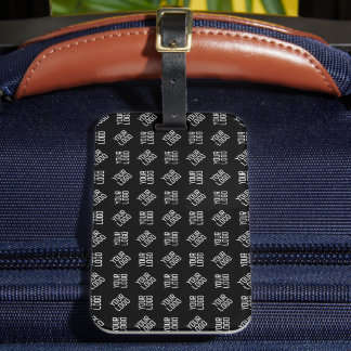 Din logotyp | Unik alternerande logotyp eller desi Bagagebricka